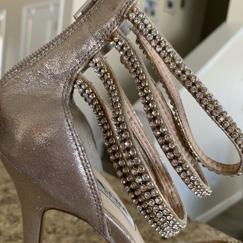 Nina New York Jeweled Ankle Strap Heels - Picture 15 of 15